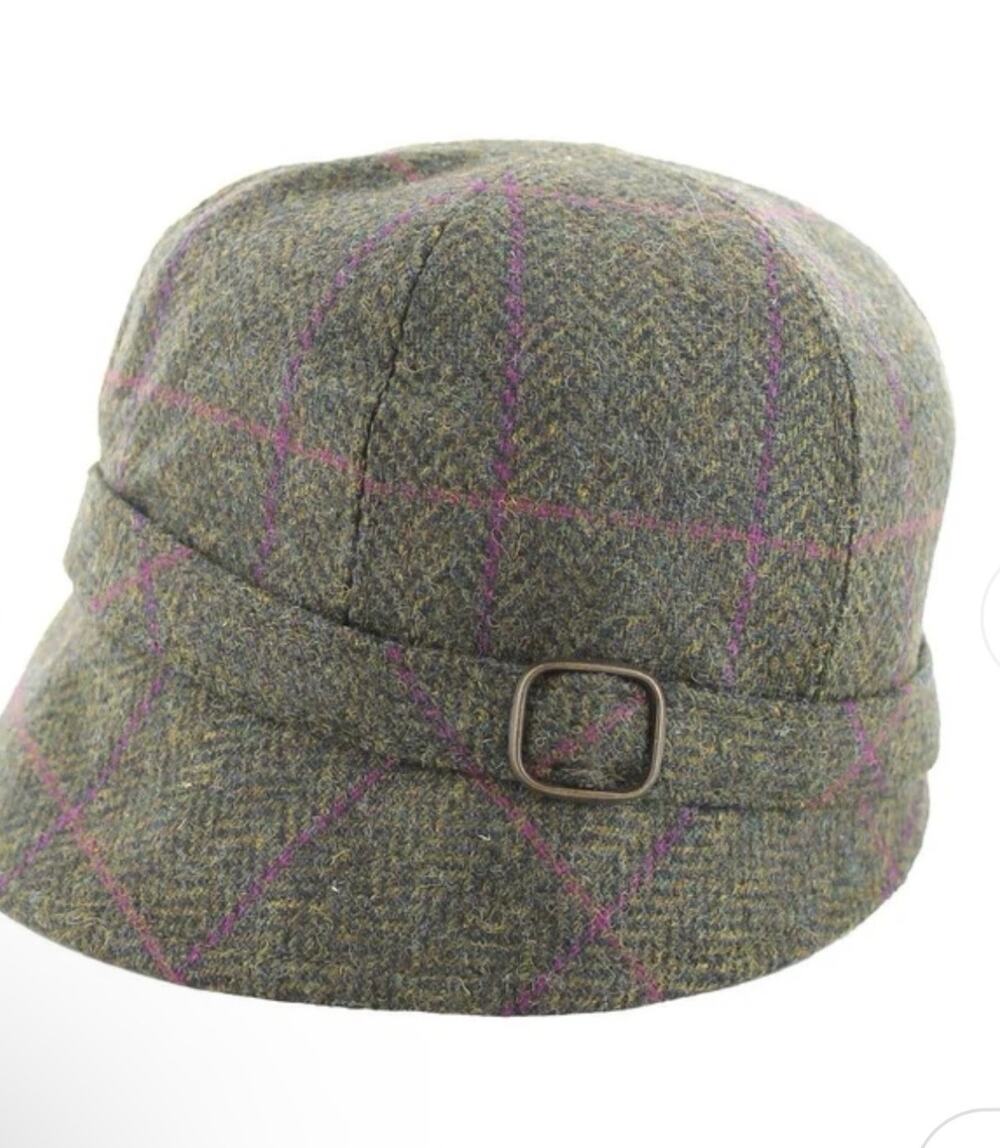 Mucros Weavers NWT Irish Women's Flapper Hat 100% Wool Tweed Hat Made in Ireland